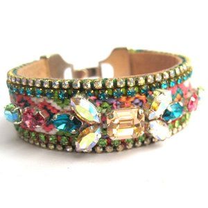 OOAK! Swarovski Friendship Cuff Bracelet